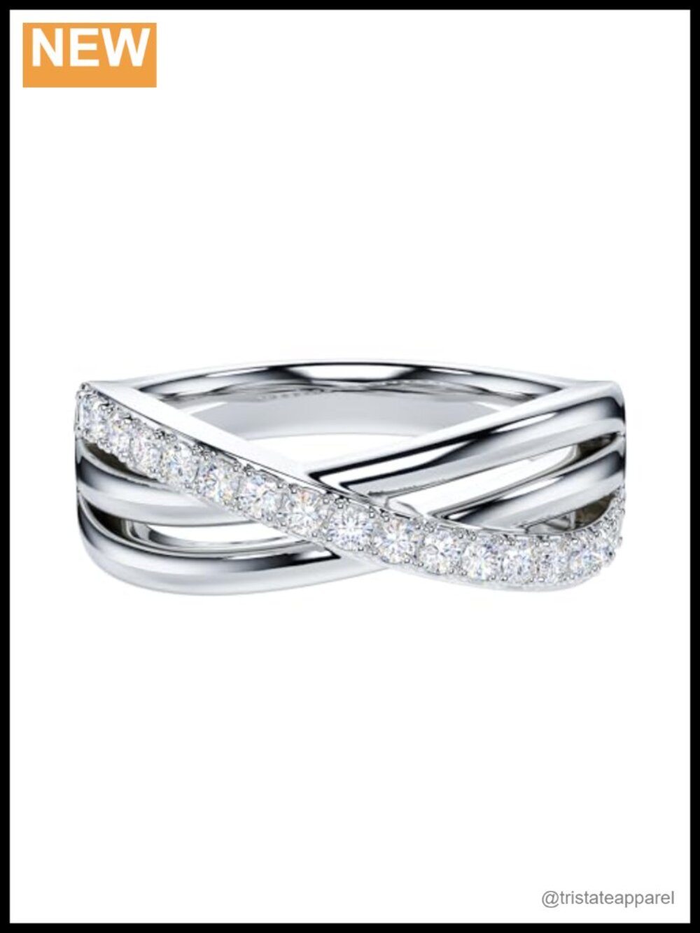 925 Sterling Silver Engagement Ring Simulated Diamond Bridal Set